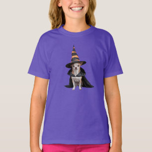 T-shirt pour enfants sorcière Chihuahua mignon