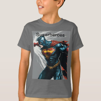 T-shirt pour enfants super-héros