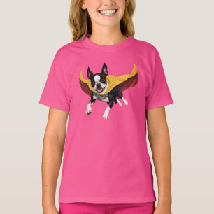 T-shirt pour enfants super-héros mignon de Boston 