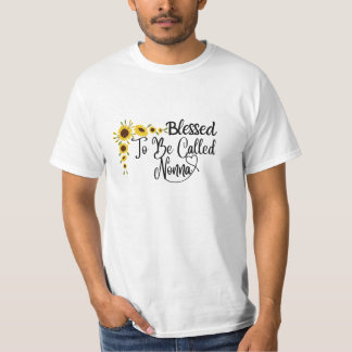 T-shirt Pour Être Appelé Fleur de soleil de la fête de la