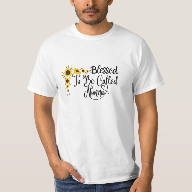 T-shirt Pour Être Appelé Fleur de soleil de la fête de la  (Devant)