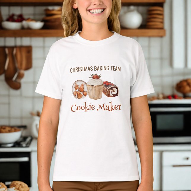 T-shirt pour fabricant de biscuits de l'équipe de  (Créateur téléchargé)