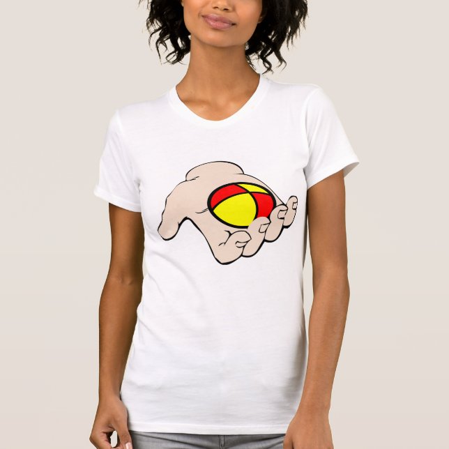 T-Shirt Pour Femme À Balle Jonglante (Devant)