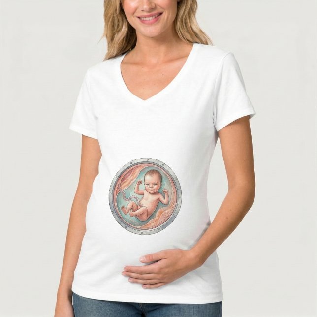 T-Shirt pour femme enceinte (Créateur téléchargé)