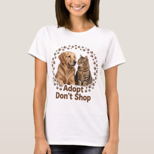 T-shirt pour femmes Adopt Don't Shop