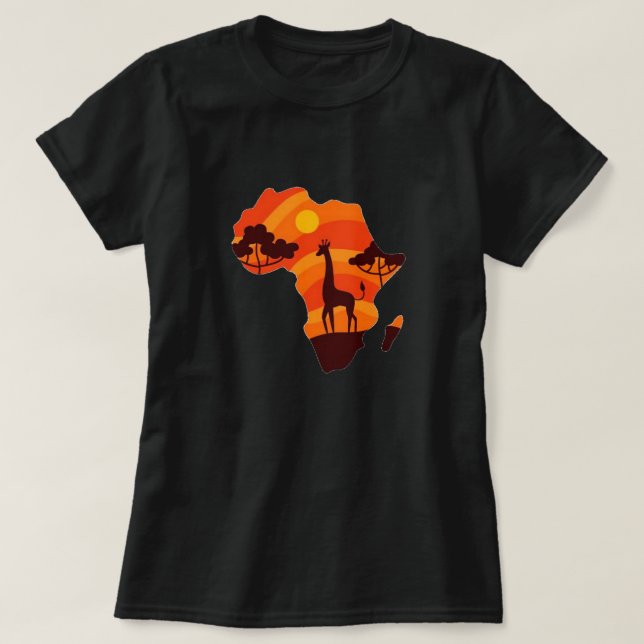 T-Shirt pour femmes African Sun (Design devant)