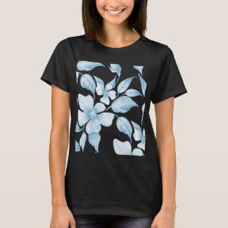 T-Shirt pour femmes au bouquet floral aquarelle