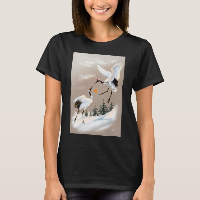 T-shirt pour femmes avec des lapins blancs mignons (Devant)