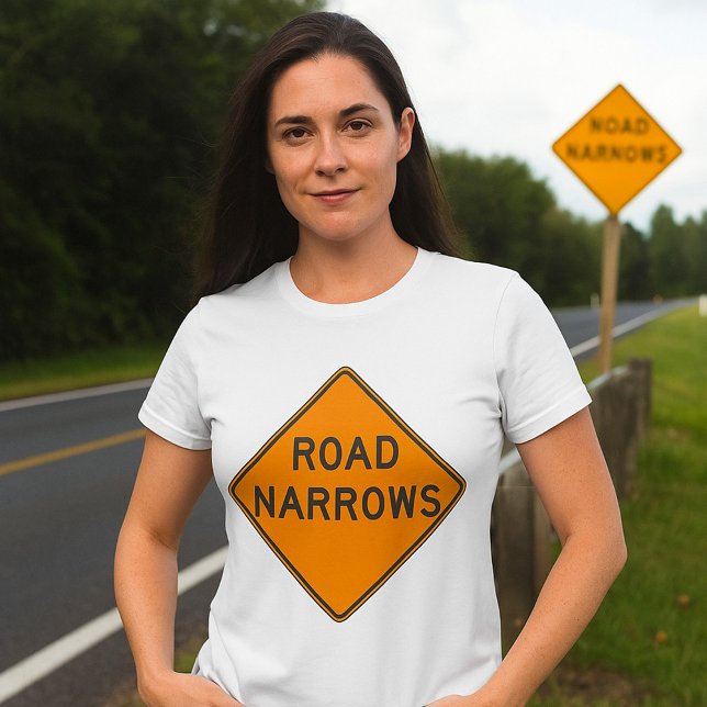 T-shirt pour femmes avec panneau de signalisation  (Créateur téléchargé)