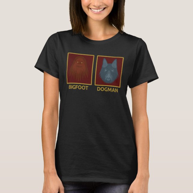 T-shirt pour femmes Bigfoot & Dogman (Devant)