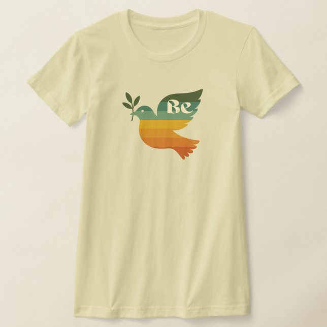 T-shirt pour femmes Boho Be Peace Retro Holiday (Poser)