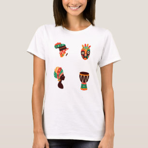 T-shirt pour femmes d'art africain