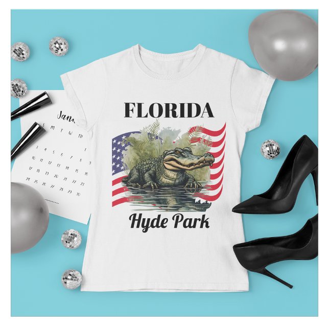T-shirt pour femmes de Floride (Sun, Heat & Gator Energy)