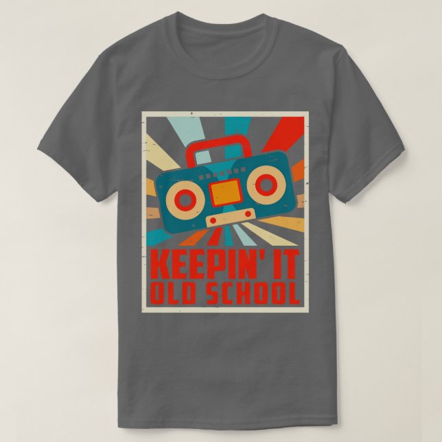 T-shirt pour femmes de la vieille école (Design devant)