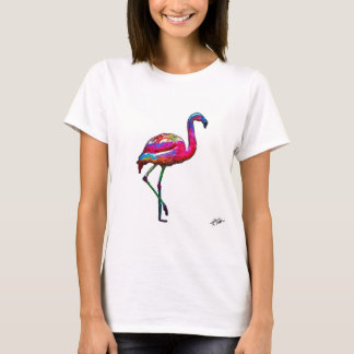 T-shirt pour femmes d'un flamant abstrait