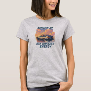T-shirt pour femmes Énergie de personnage principa