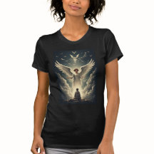 T-shirt pour femmes Glorieux Anges Célestes