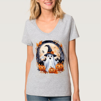 T-shirt pour femmes: Halloween fantôme