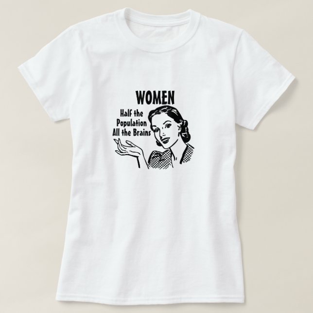 T-Shirt pour femmes intelligentes (Design devant)
