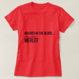 T-shirt pour femmes « Lavées dans le Sang et Merlo