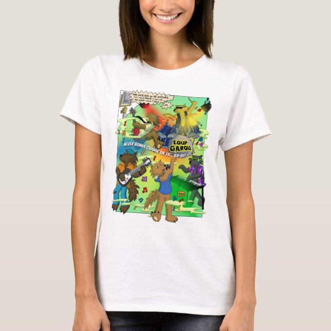 T-Shirt pour femmes LOUP GAROU (Devant)