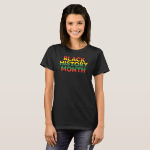 T-shirt pour femmes Mois de l'histoire des Noirs