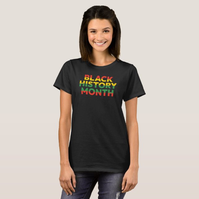 T-shirt pour femmes Mois de l'histoire des Noirs (Devant entier)