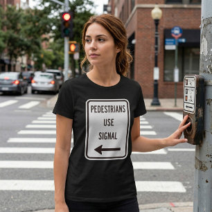 T-shirt pour femmes Panneaux de signalisation rout