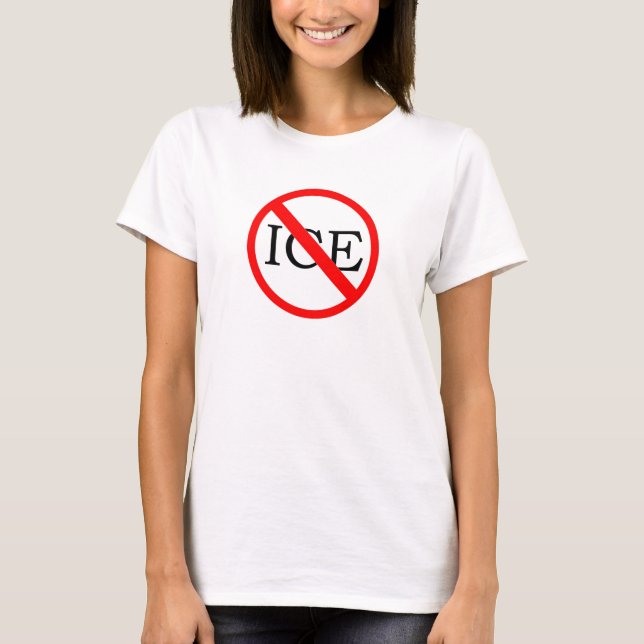 T-shirt pour femmes "PAS DE GLACE" (Devant)