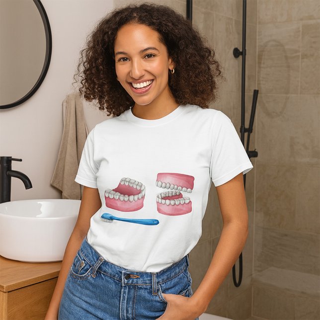 T-shirt pour femmes prothèses dentaires (Créateur téléchargé)