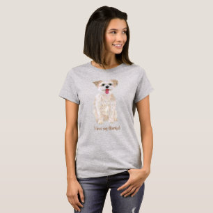 T-Shirt pour femmes Sweet Morkie Gris