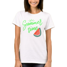 t-shirt pour femmes Temps d'été