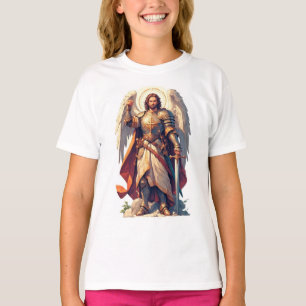 T-shirt pour fille Archange Guerrier Michel