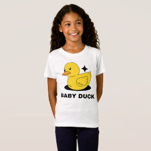 T-shirt pour fille avec caneton imprimé