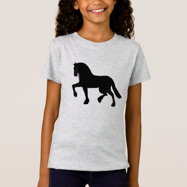 T-shirt pour fille frisonne (Devant)