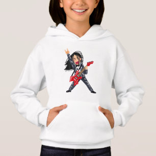 T-shirt pour fille rock guitariste – Amoureuse de 