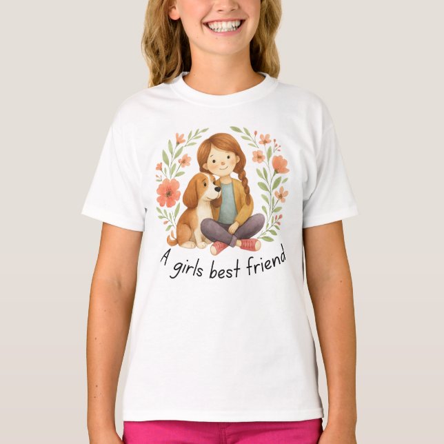 T-shirt pour filles (Devant)