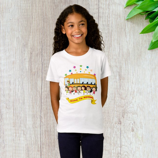 T-Shirt Pour Filles À L'École (Créateur téléchargé)