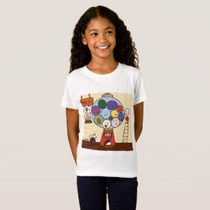 « T-shirt pour filles avec illustration de ballons