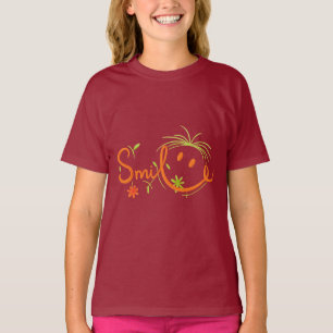T-shirt pour filles avec illustration de pinceau «