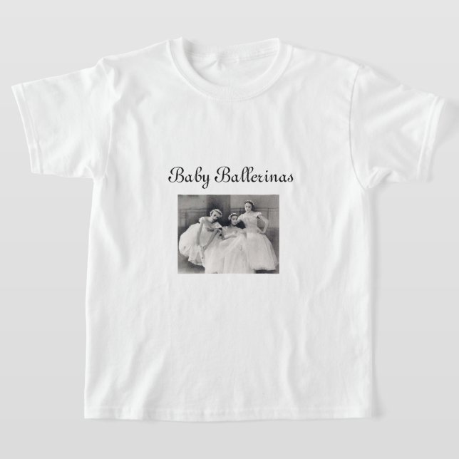 T-shirt pour filles Ballerinas (Poser)