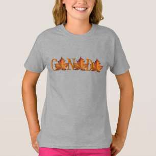 T-shirt pour filles Canada T-shirt souvenir Canada