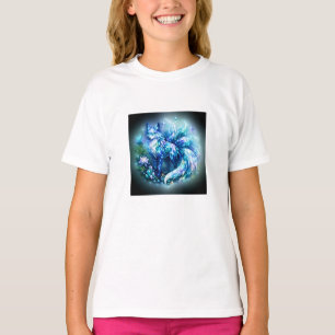 T-Shirt pour filles Crystal Fantasy Fox Youth