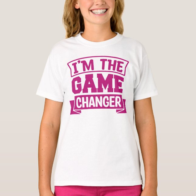 T-Shirt pour filles - Enfants motivants (Devant)