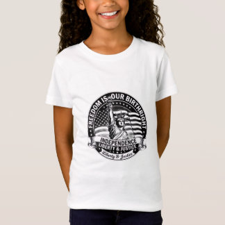 T-shirt pour filles « La liberté est notre droit i
