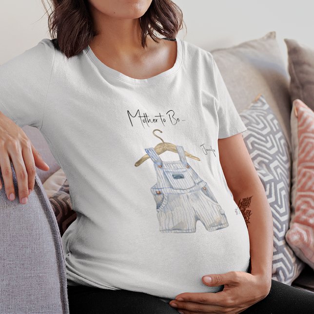 T-shirt pour future maman pour un bébé garçon (Créateur téléchargé)