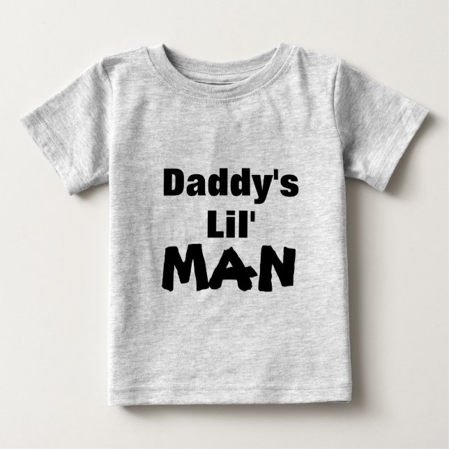 T-shirt pour garçon de papa - "Le petit homme de p (Devant)