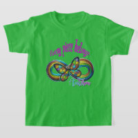 T-shirt pour garçons - Autism Puzzle Papillon Desi