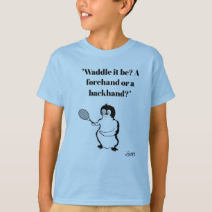 T-shirt pour garçons : joueur de tennis manchot