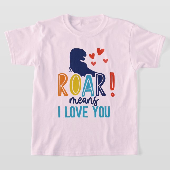 T-Shirt pour garçons ROAR avec amour – Tee pour en (Poser)